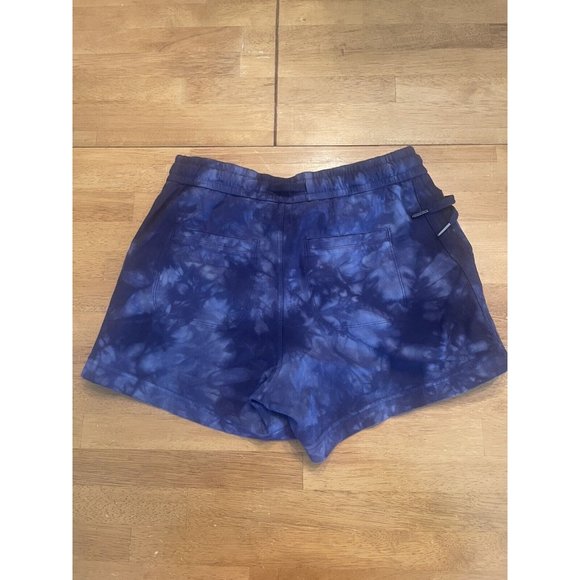 Athleta Size XS.Farallon Shorts Blue And‎ Black Casual Drawstring - Picture 2 of 6
